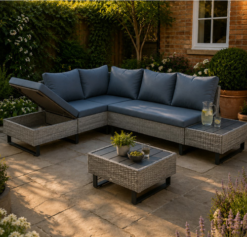 Rattan garden corner - rattan,