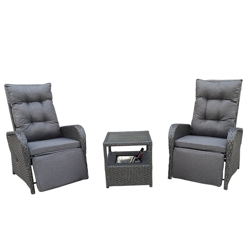 Rattan chaise lounge sofa set - lounge,