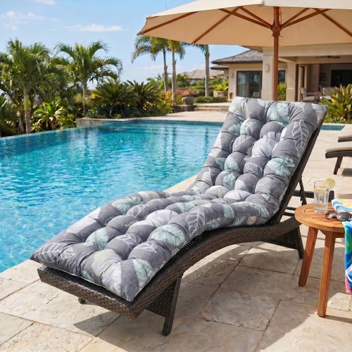 190x60cm sun lounger - lounger, cushions