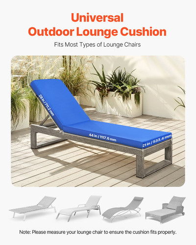 Chaise lounge cushion x 21 - chaise, 72