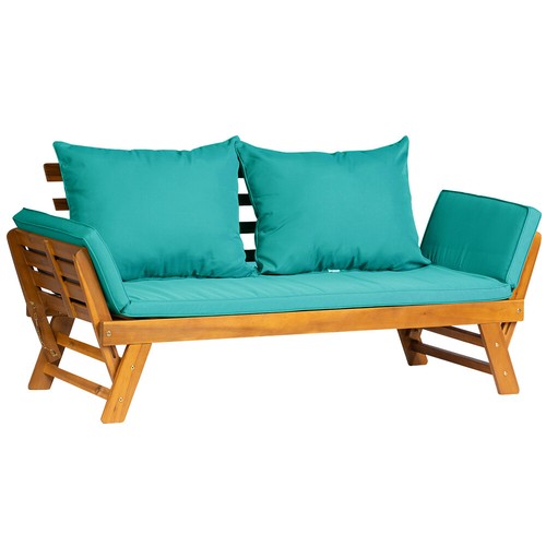 Acacia wood garden - acacia, sofa