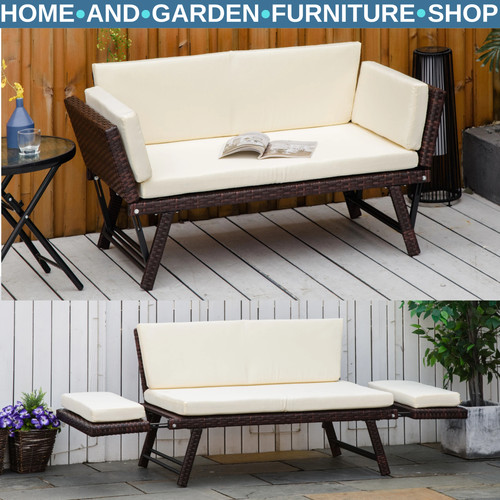 Seater rattan convertible - 2,