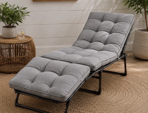 New gray foursection recliner - gray,