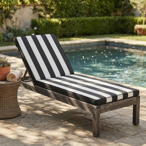 Chaise lounge cushion set - chaise,