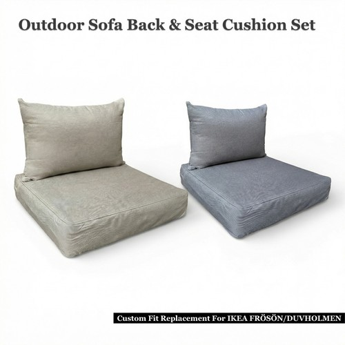 Outdoor seat back cushions - back,