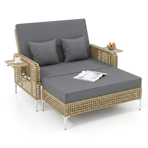 Costway piece patio - 2-piece, daybed