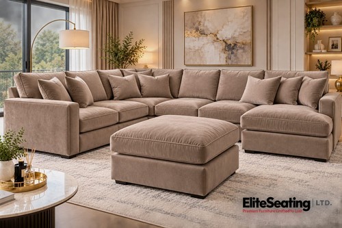New luxury shape corner - shape, sofa