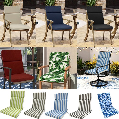 High back cushion pad garden - back,